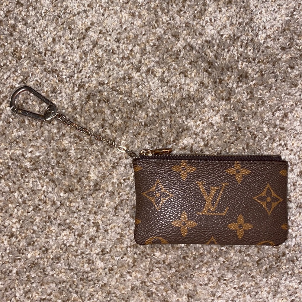 LV wallet keychain